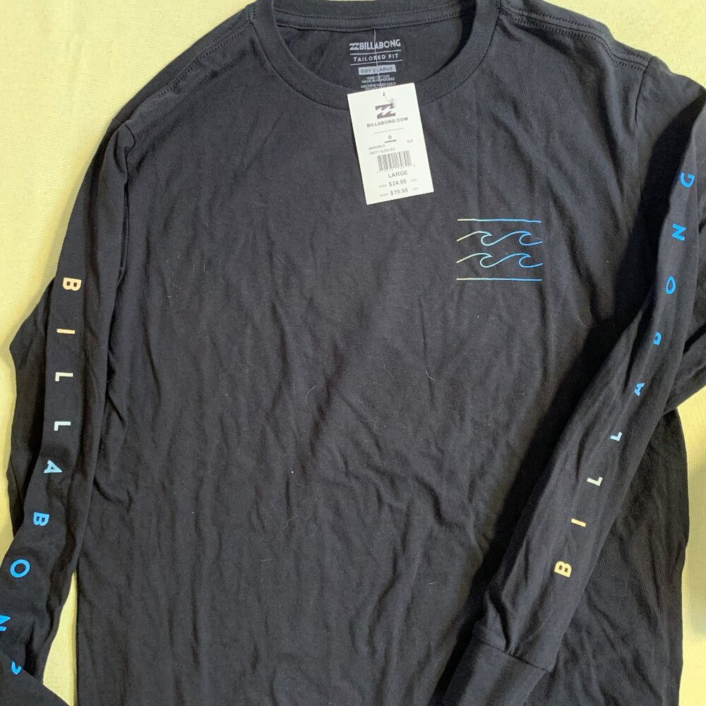 Boys Billabong Long Sleeve T-Shirt Size Large